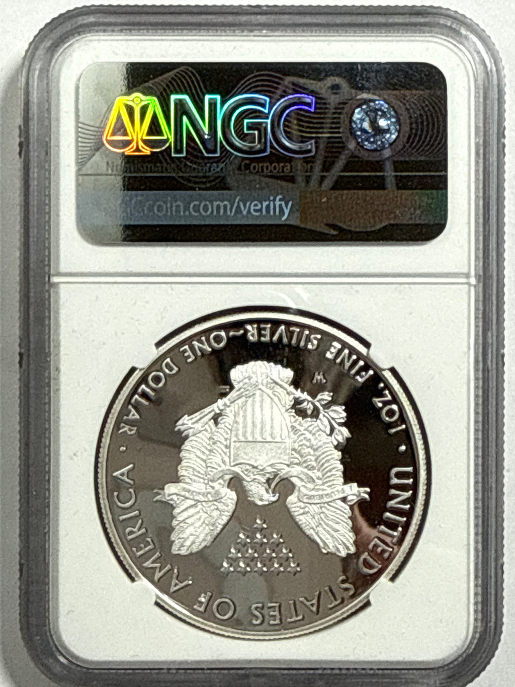 2020-W V75 American Silver Eagle WWII Privy Mark NGC PF70 UCAM FDOI Art Label Mercanti