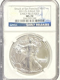 2011(S) American Silver Eagle $1 NGC ER MS70
