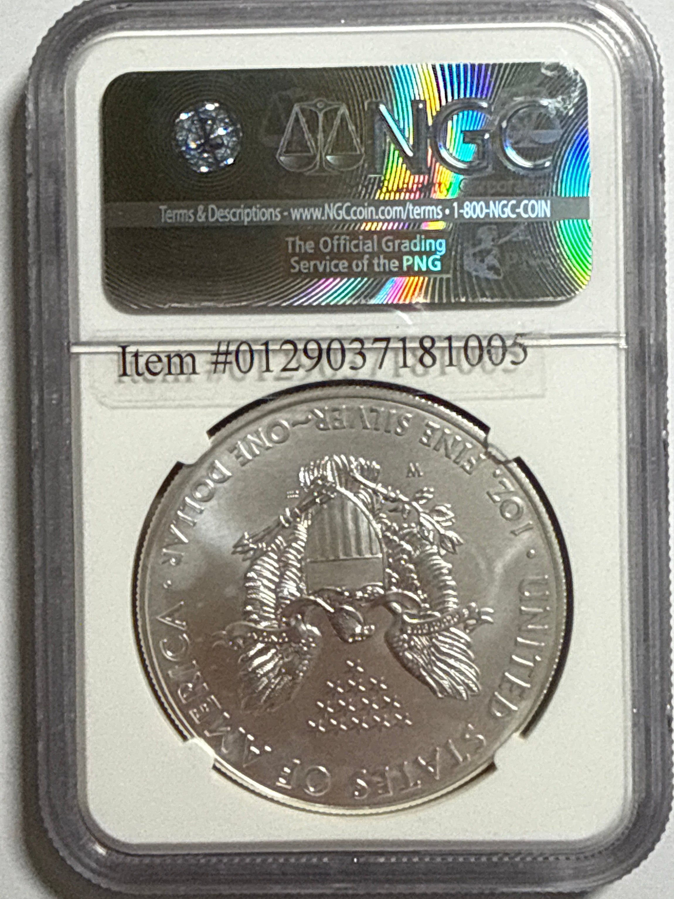 2015-W Burnished American Silver Eagle NGC MS70 FDOI John Mercanti Hand Signed
