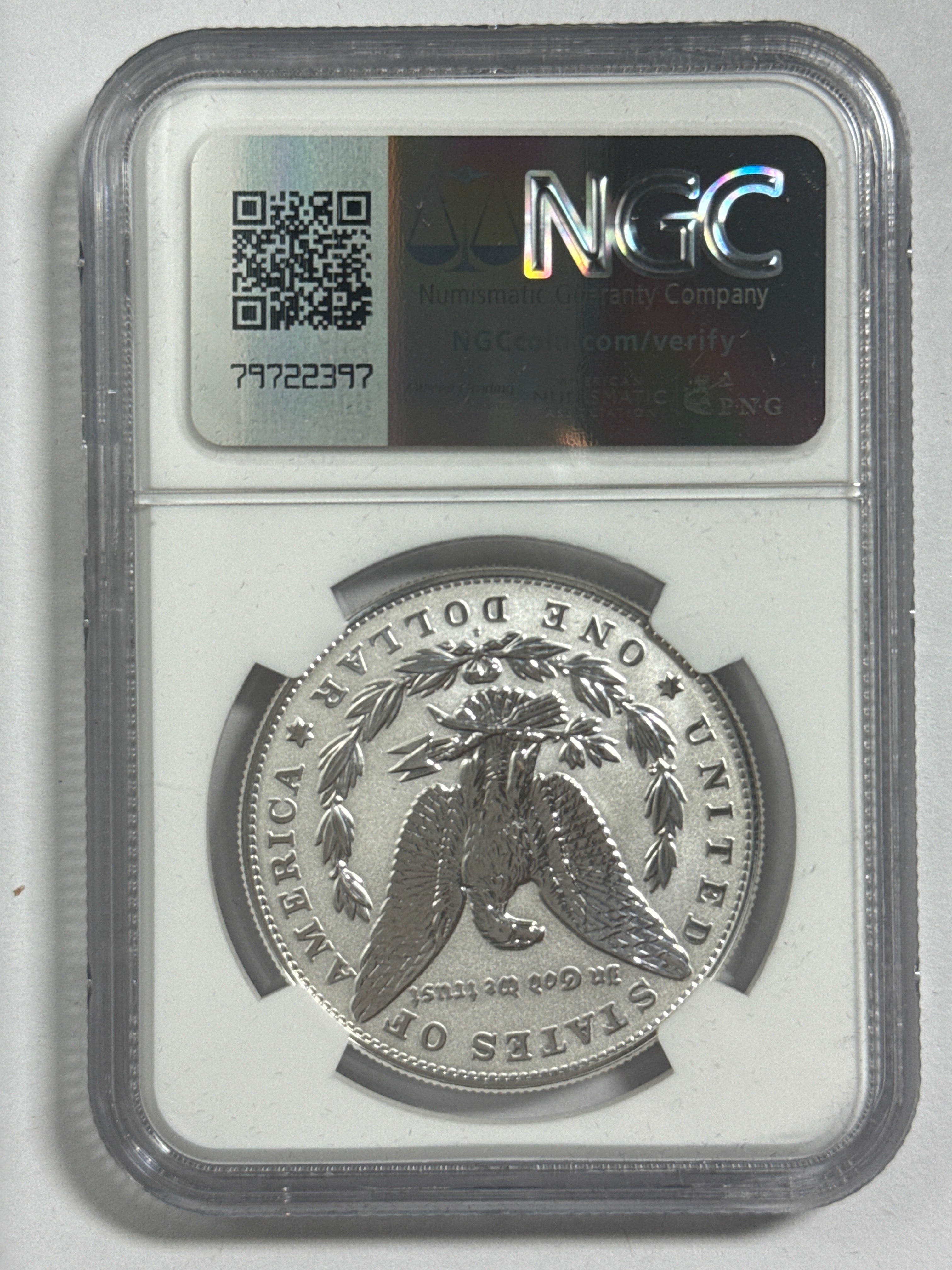 2023-S Morgan/Peace Silver Dollar 4 piece Official US Mint Set NGC FDOI Two-Coin Reverse PF Set Reverse PF70 Mercanti/Ryder Hand Signed with Displaty Box