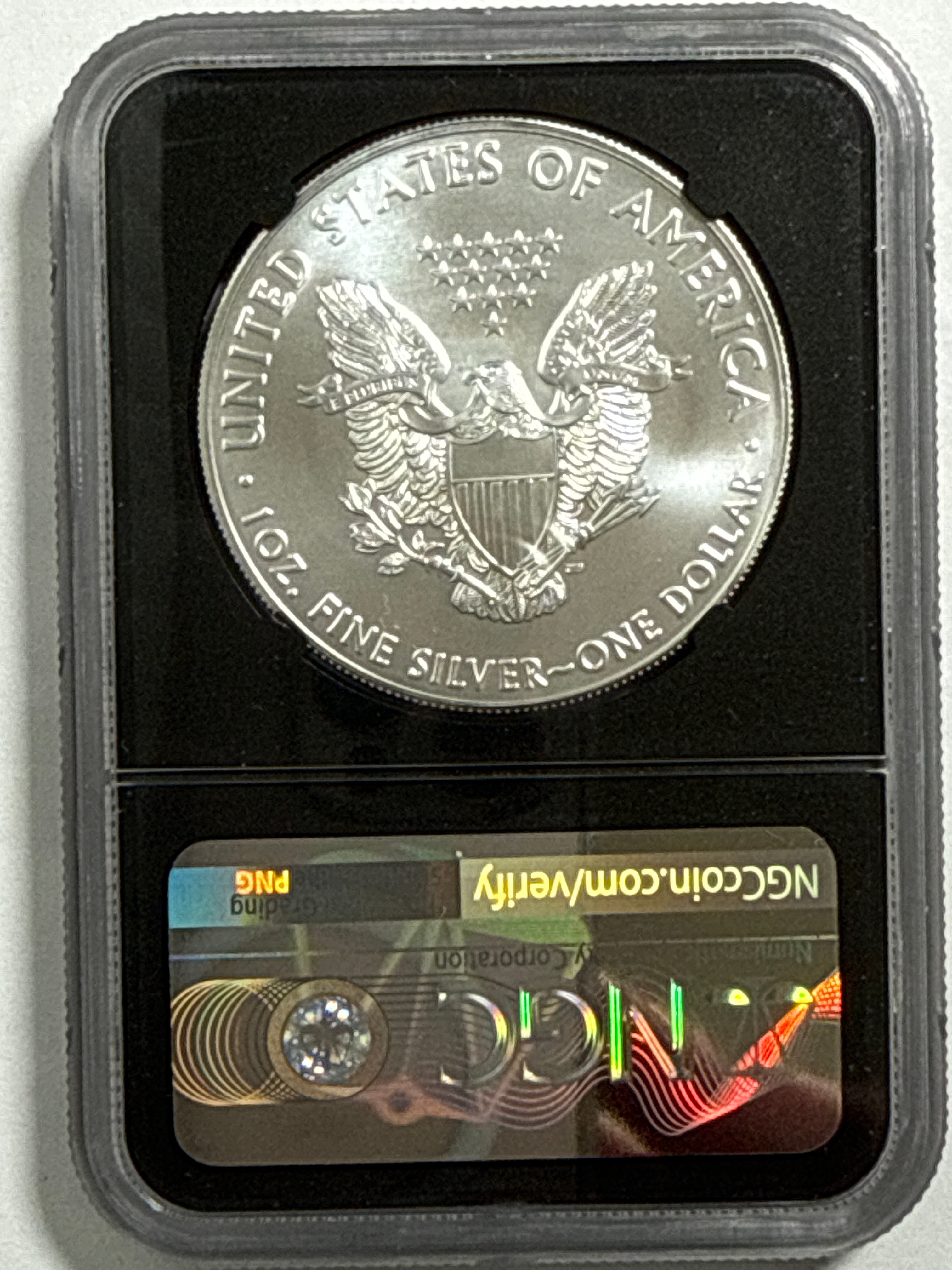 2021 American Silver Heraldic Eagle 2 Peice Set T-1 Last Day of Production MS70 Mercanti/Ryder Hand Signed
