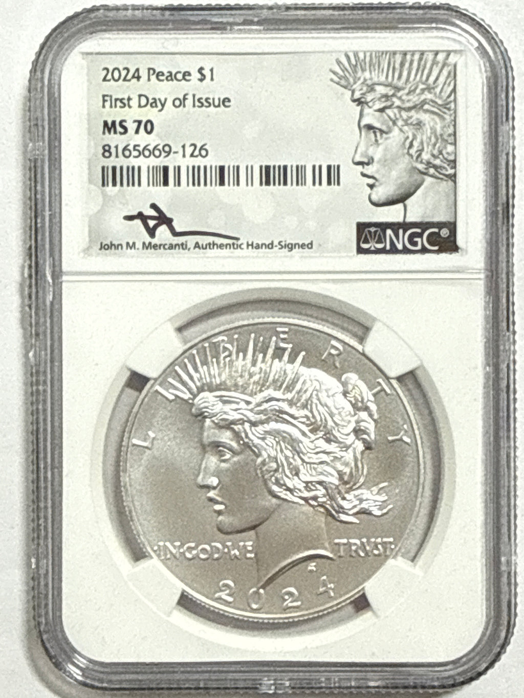 2024-P/S Morgan Silver Dollar 6 piece set NGC FDOI MS70/Reverse PF70/PF70 UMC Mercant Hand Signed
