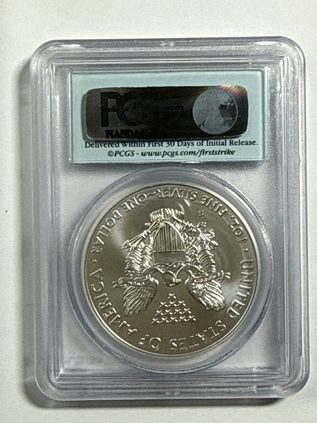2011  Silver Eagle PCGS First Strike 5- piece set 25th Anniversary with Display Box