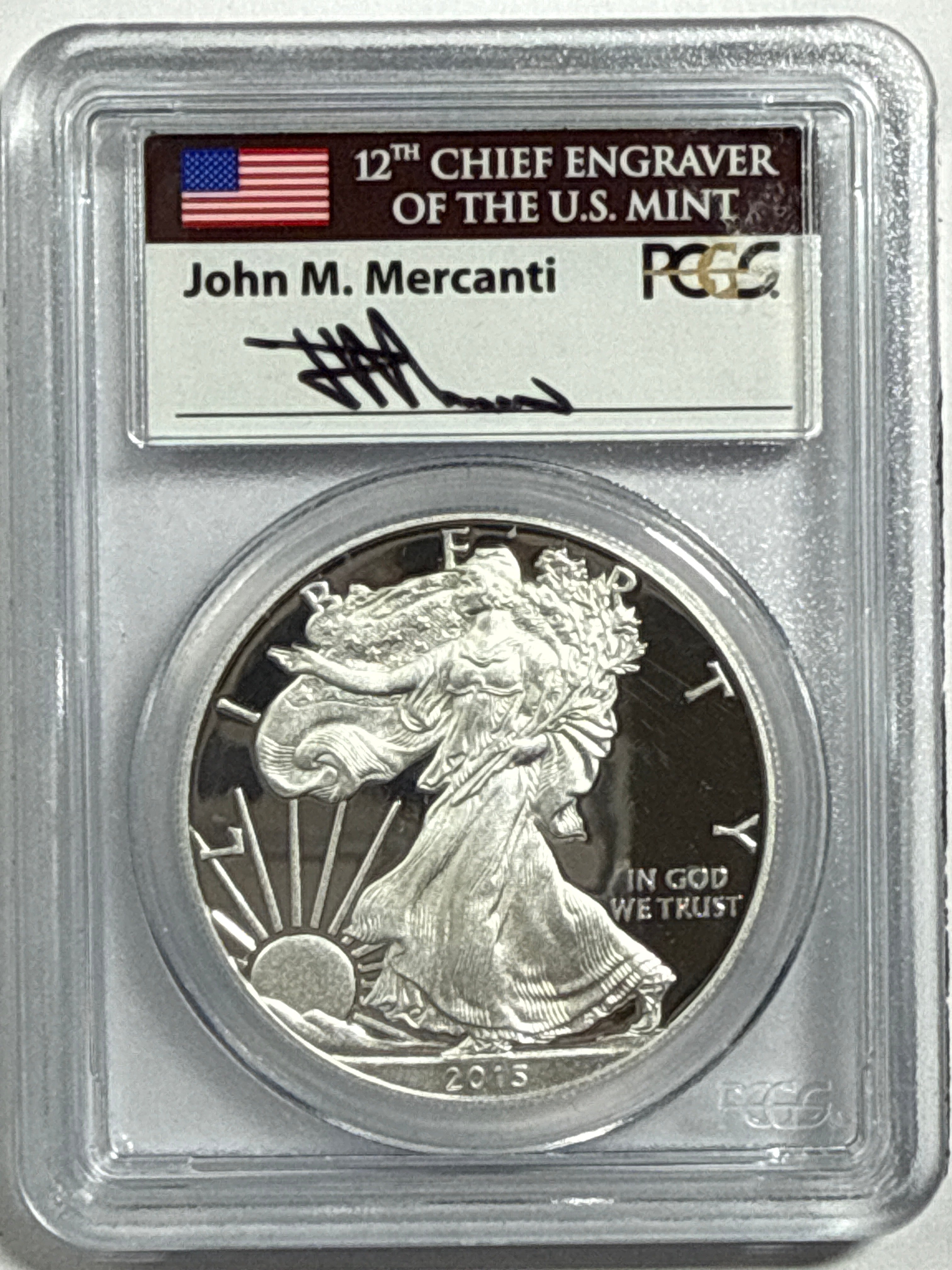 2015-W American Silver Eagle PCGS PRF70 DCAM FDOI 3 Coin Location Set-Florida Fun /Washington DC/PhiladelphiaMercanti