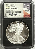 2022-S American Silver Eagle NGC Advance Release PF70 UCAM Gaudioso