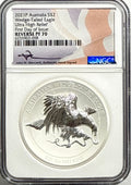 2021P Australia $2 .999 Silver Wedge-Tailed Eagle NGC  Ultra High Relief FDI REV PF70 Mercanti