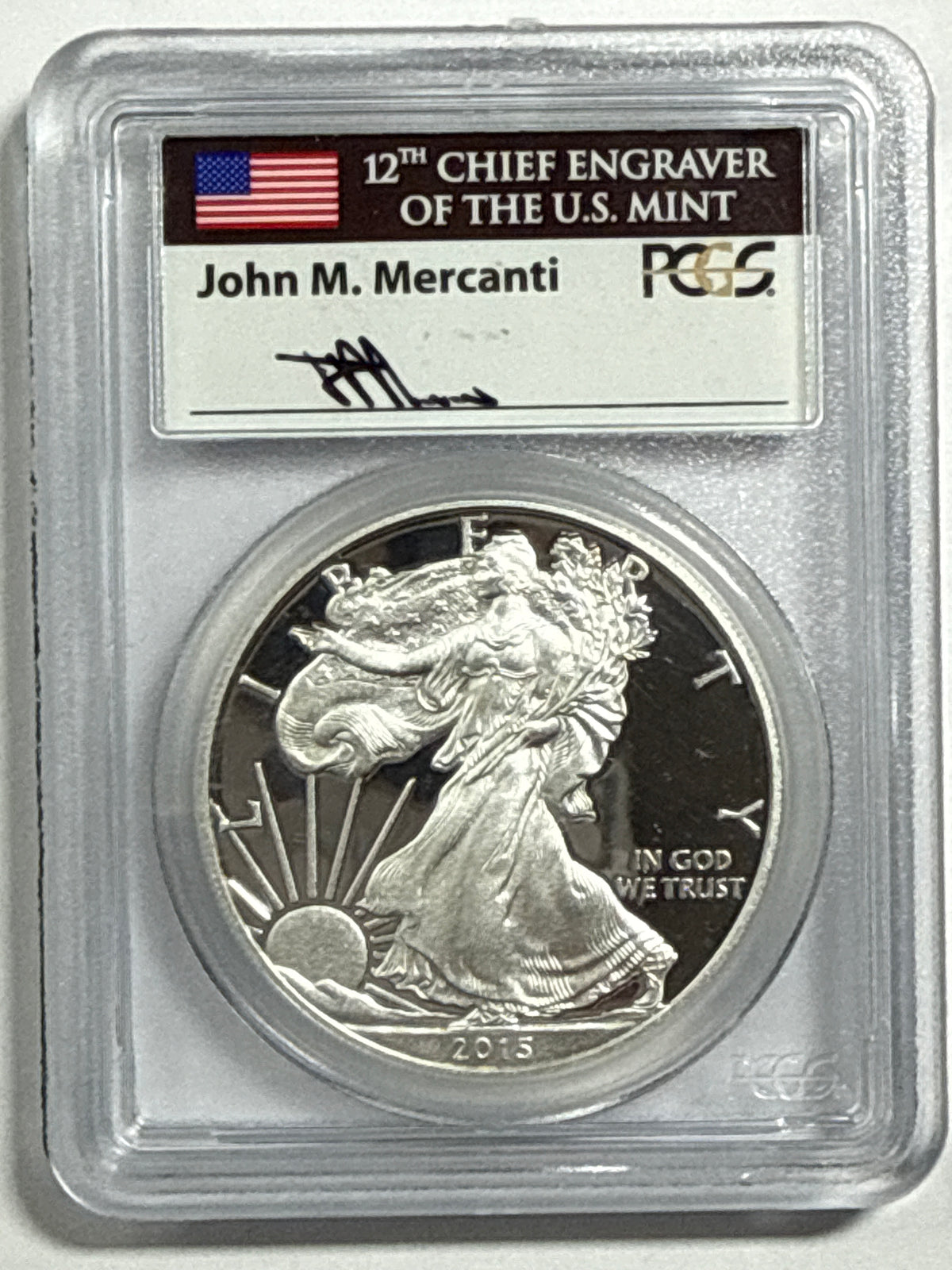 2015-W American Silver Eagle PCGS PRF70 DCAM FDOI 3 Coin Location Set-Florida Fun /Washington DC/PhiladelphiaMercanti