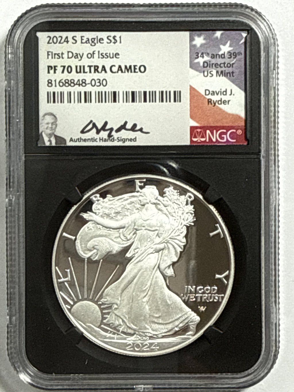 2024-S American Silver Eagle 5 Coin Set NGC FDOI PF70 UCAM/PR70 DCAM Gaudioso/Mercanti/Ryder/Frost/Damstra