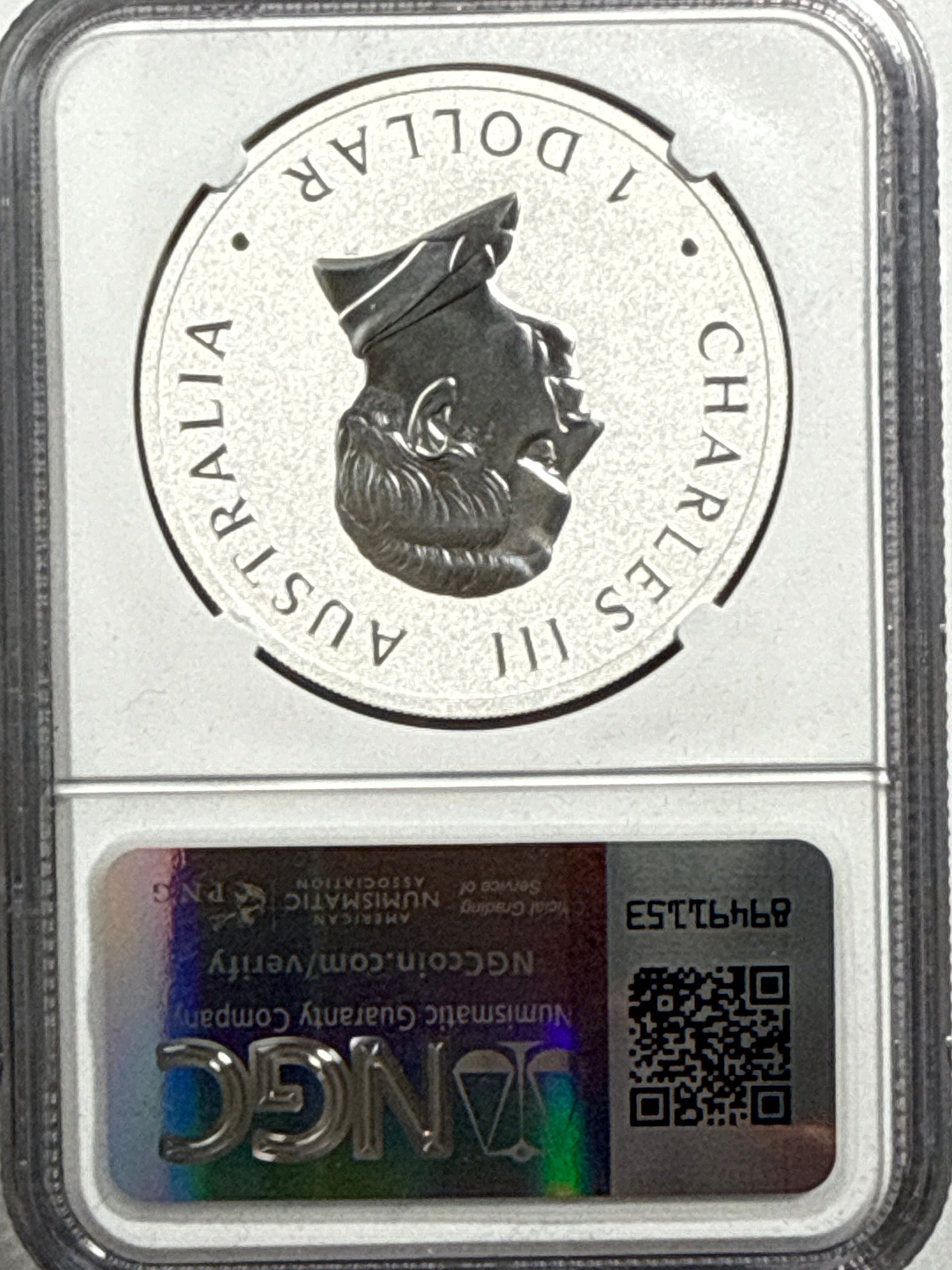 2024 P125 Australia $1 .999 Sliver Wedge-Tailed Eagle NGC 10th Anniv. FDP MS70 Mercanti