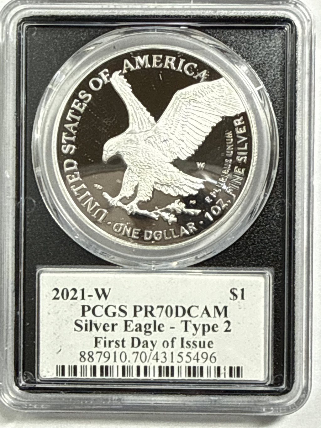 2021-W American Silver Eagle T-2 5 Piece Set NGC FDOI PF70 UCAM Mercanti/Gaudioso/Jones/Moy/Damastra Hand Signed