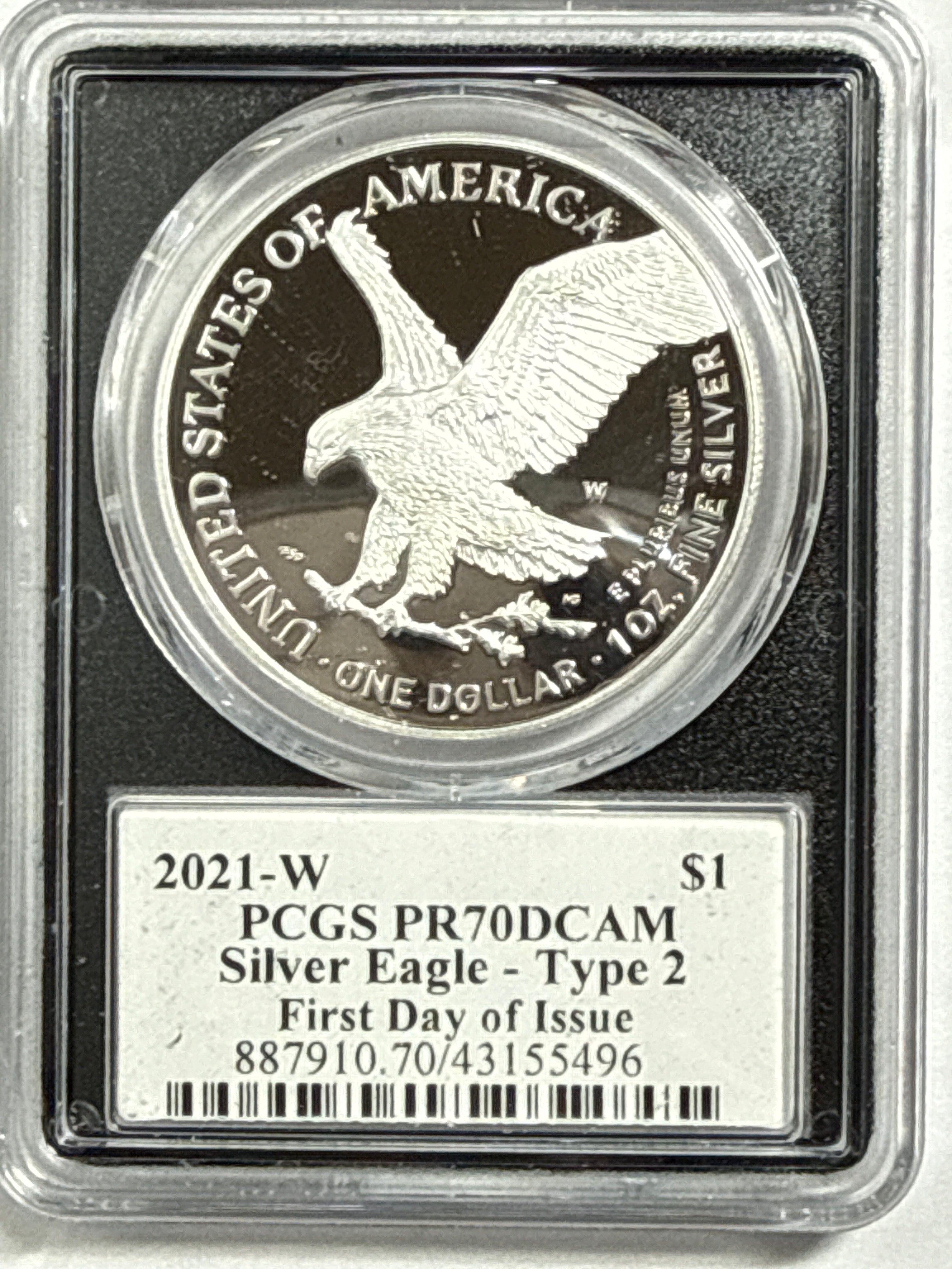 2021-W American Silver Eagle T-2 5 Piece Set NGC FDOI PF70 UCAM Mercanti/Gaudioso/Jones/Moy/Damastra Hand Signed