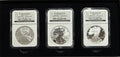 2006-W/P American Silver Eagle 3 Piece Set NGC MS70/PF70/PF70 UCAM 20th Anniversary