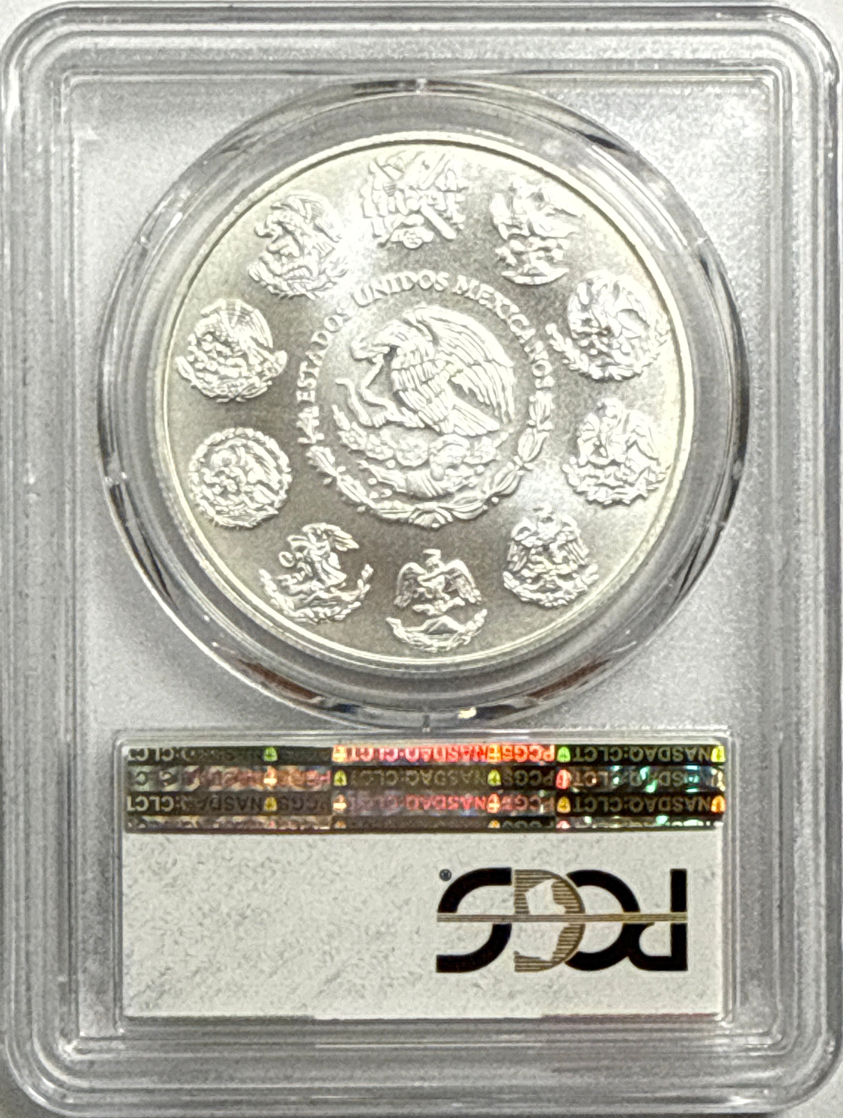 2016-Mo Mexico Silver Libertad 1 Onza PCGS MS69