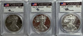 2015-W American Silver Eagle PCGS PRF70 DCAM FDOI 3 Coin Location Set-Florida Fun /Washington DC/PhiladelphiaMercanti