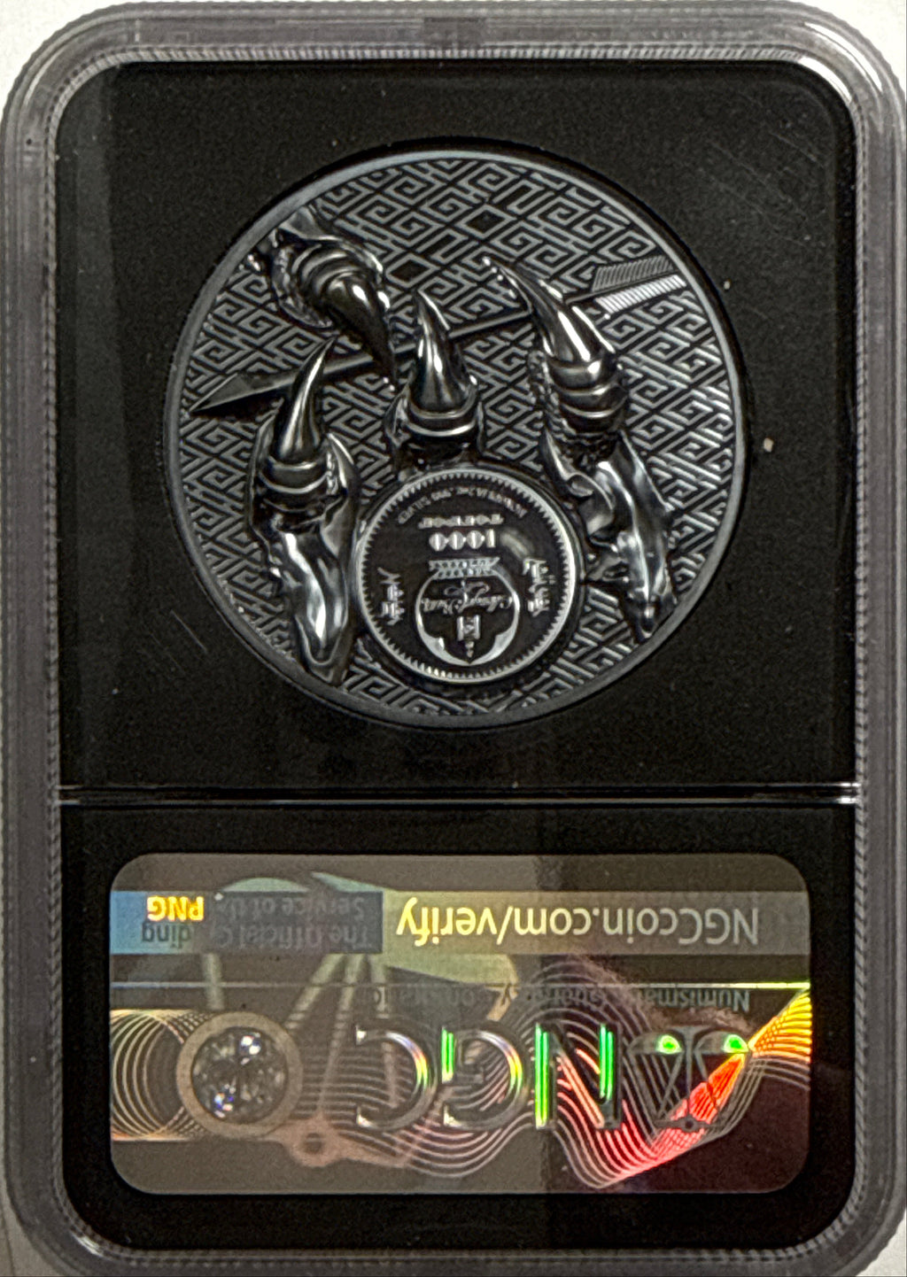 2020 Mongolia Silver Majestic Eagle S1000T NGC Ultra High Relief FDI PF70 UCAM Black Core