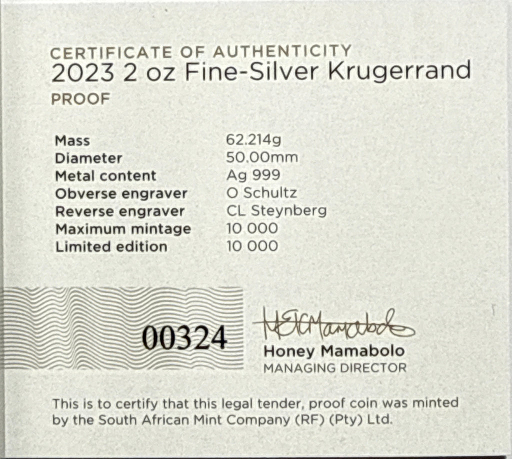 2023 South Africa S2KR Kuygerand NGC FDI PF70 UCAM