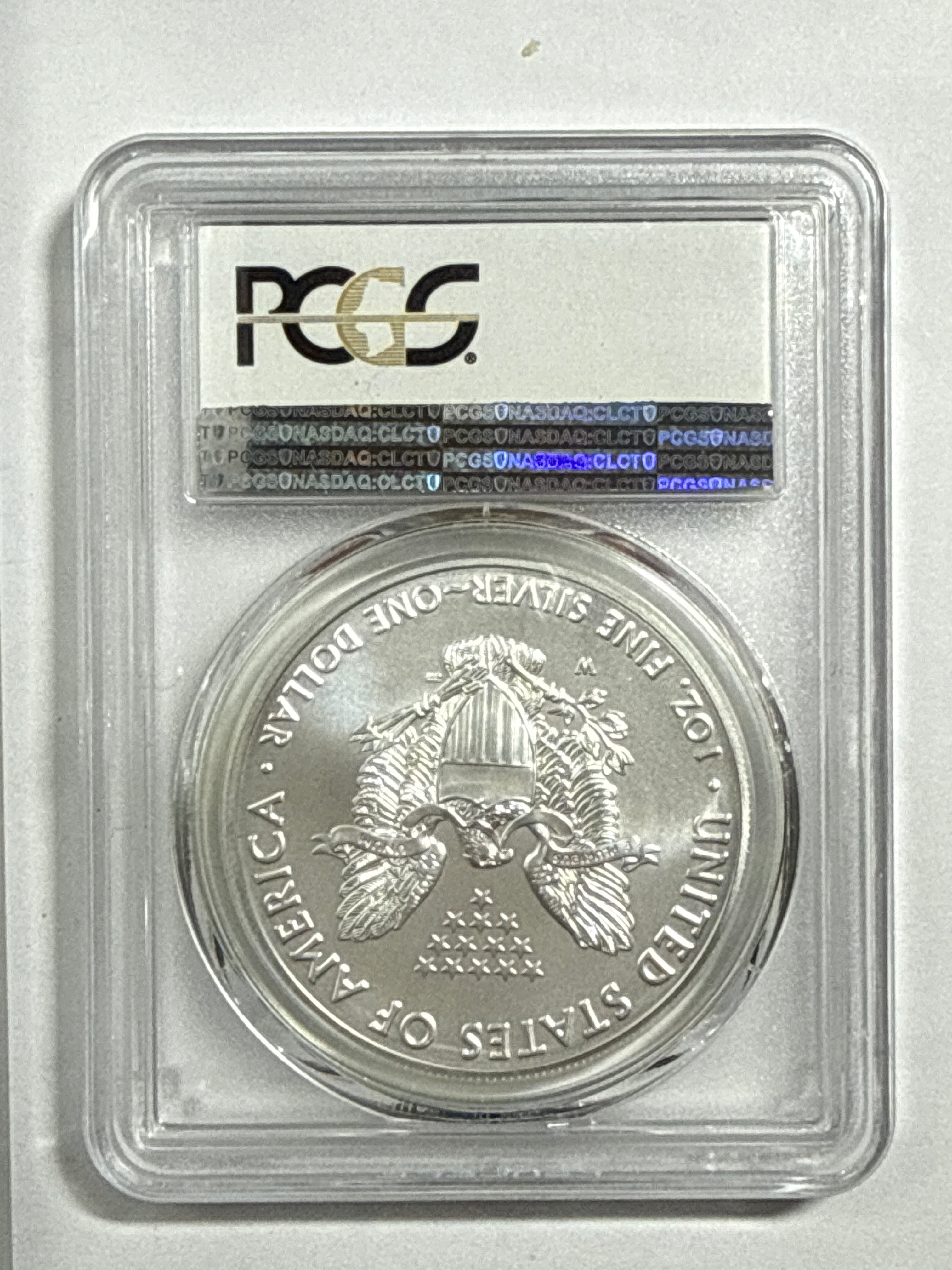 2018-W Burnished American Silver Eagle PCGS SP70 FS West Point Label
