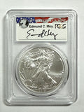 2016-W Burnished American Silver Eagle PCGS SP70 LE 30th Anniversary Edmund Moy