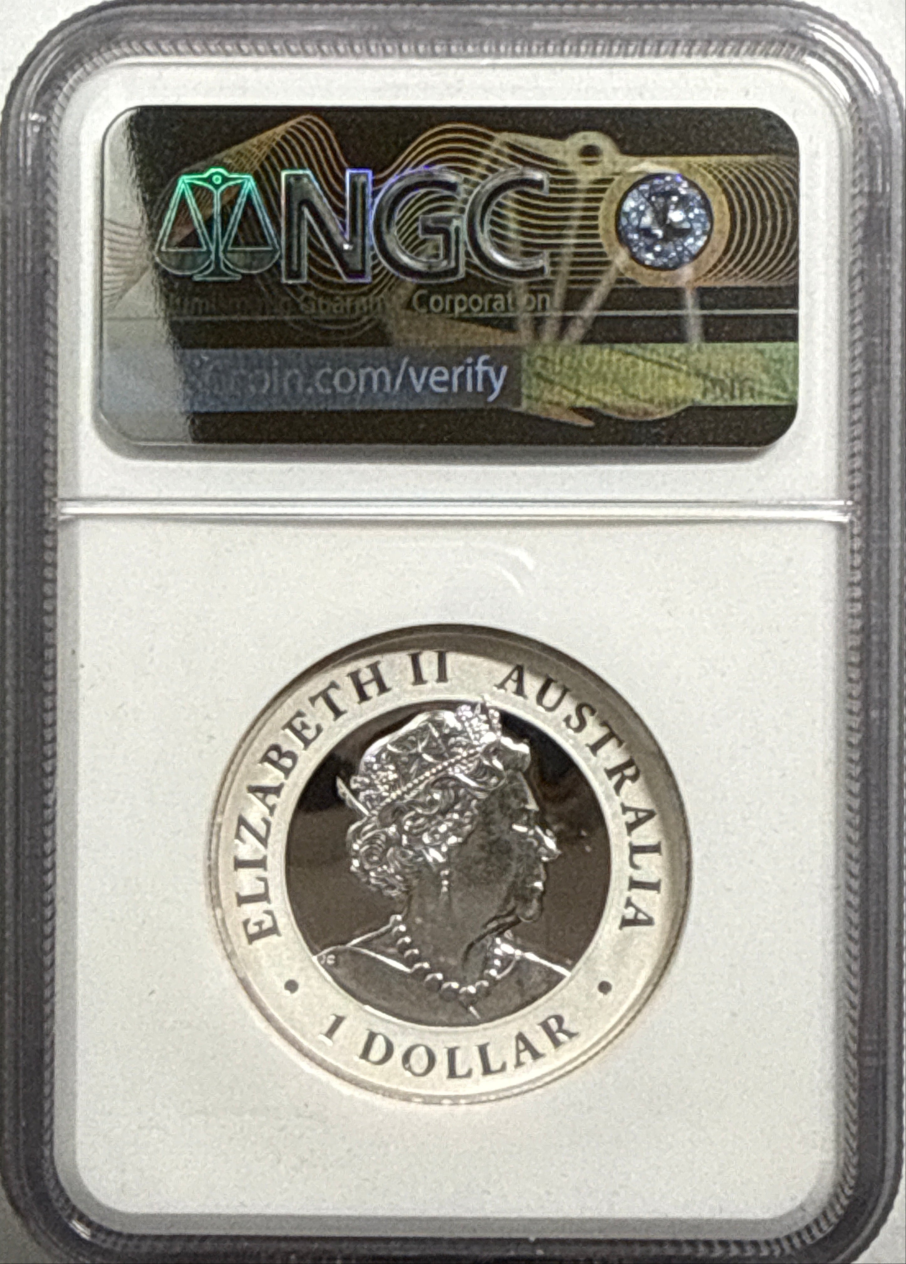 2022P Australia $1 .999 Silver Wedge-Tailed Eagle NGC Ultra High Relief FDI PF70 UCAM Mercanti