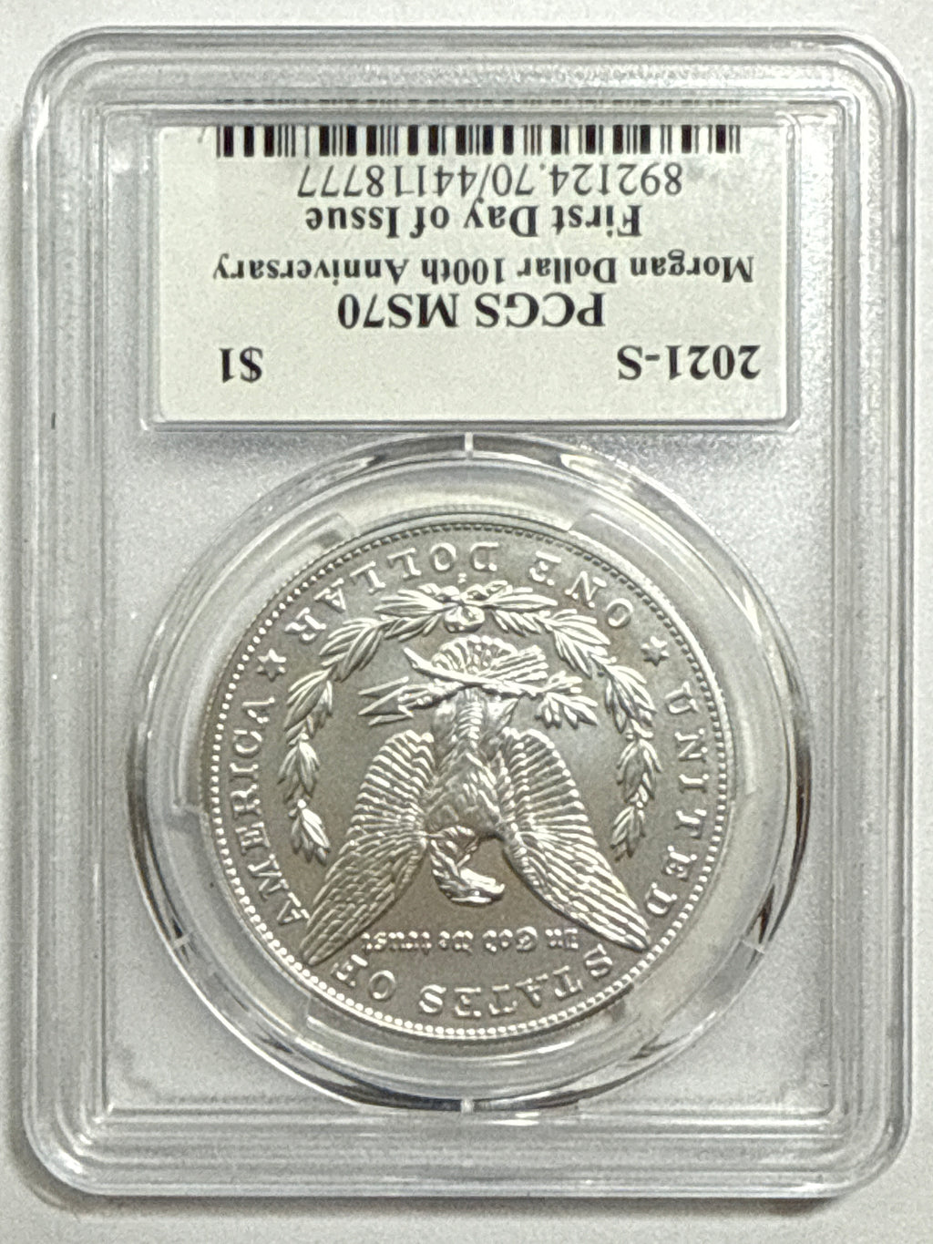 2025-S Morgan Silver Doillar NGC FDOI 100th Anniversary Thomas Cleveland