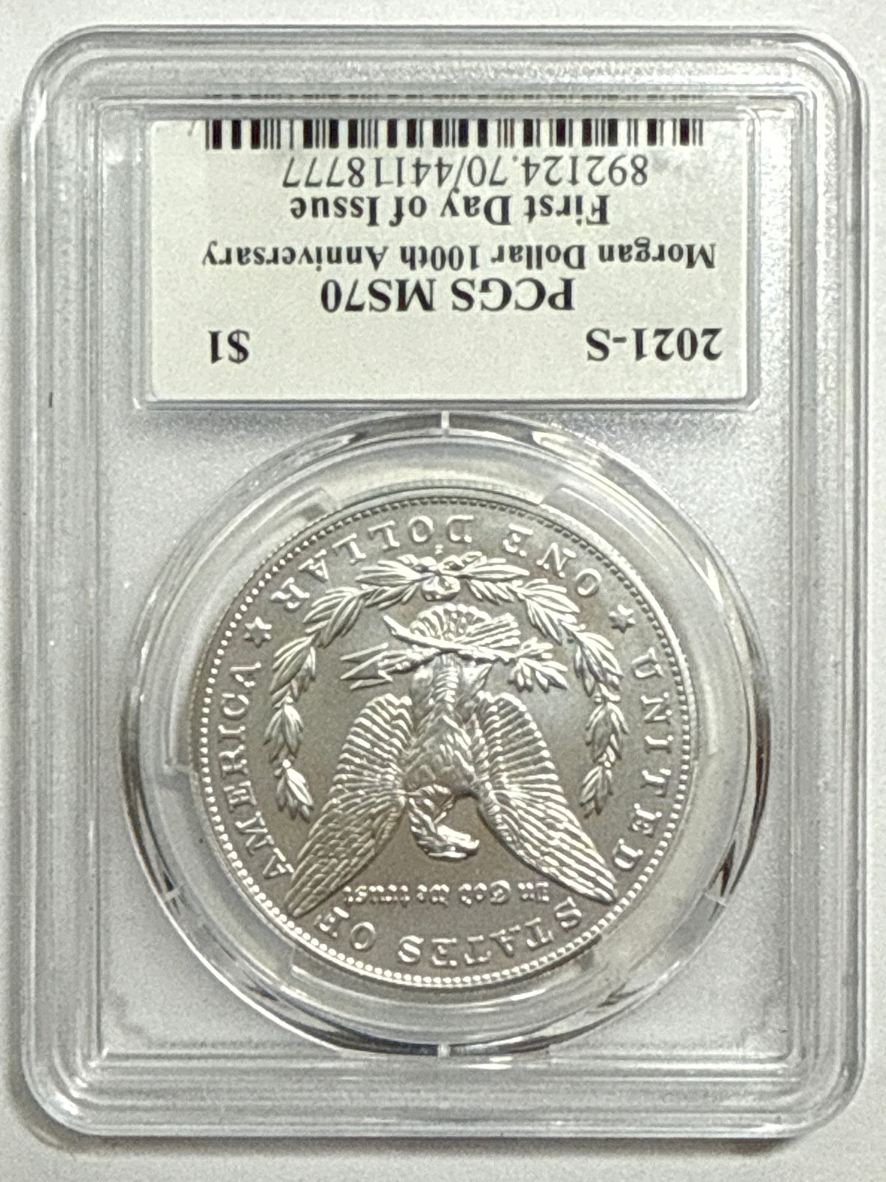 2025-S Morgan Silver Doillar NGC FDOI 100th Anniversary Thomas Cleveland