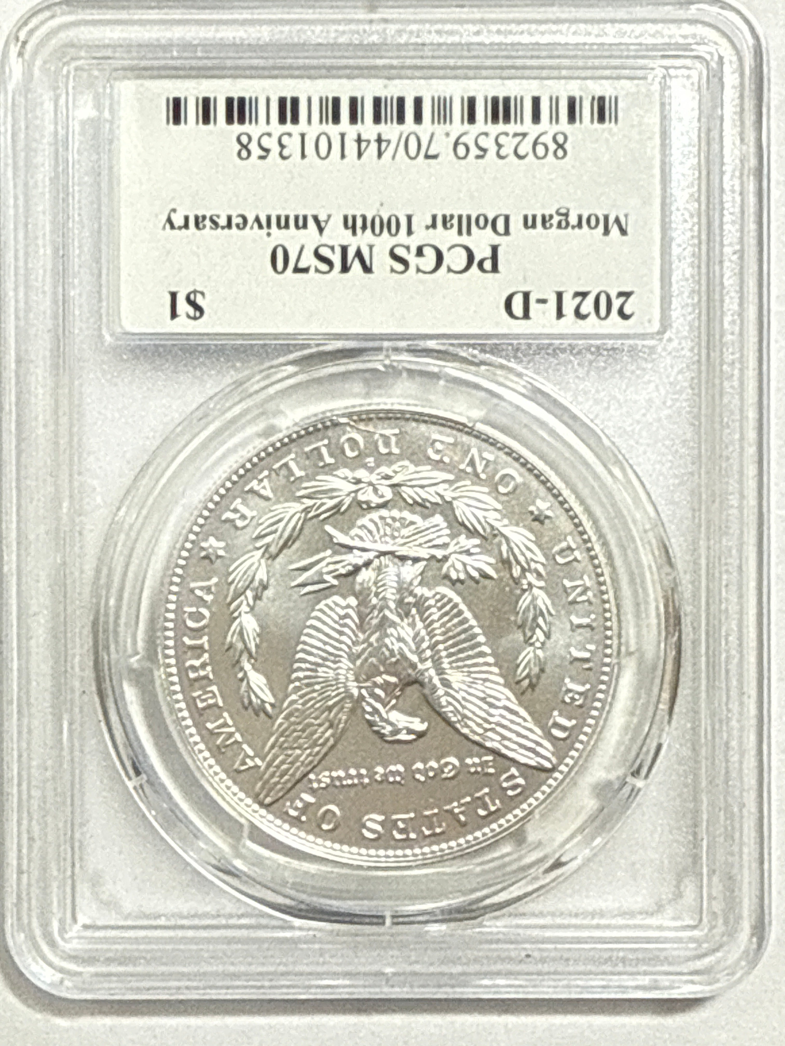 2021-D Morgan Silver Dollar PCGS 100th Anniverary Thomas Clevland