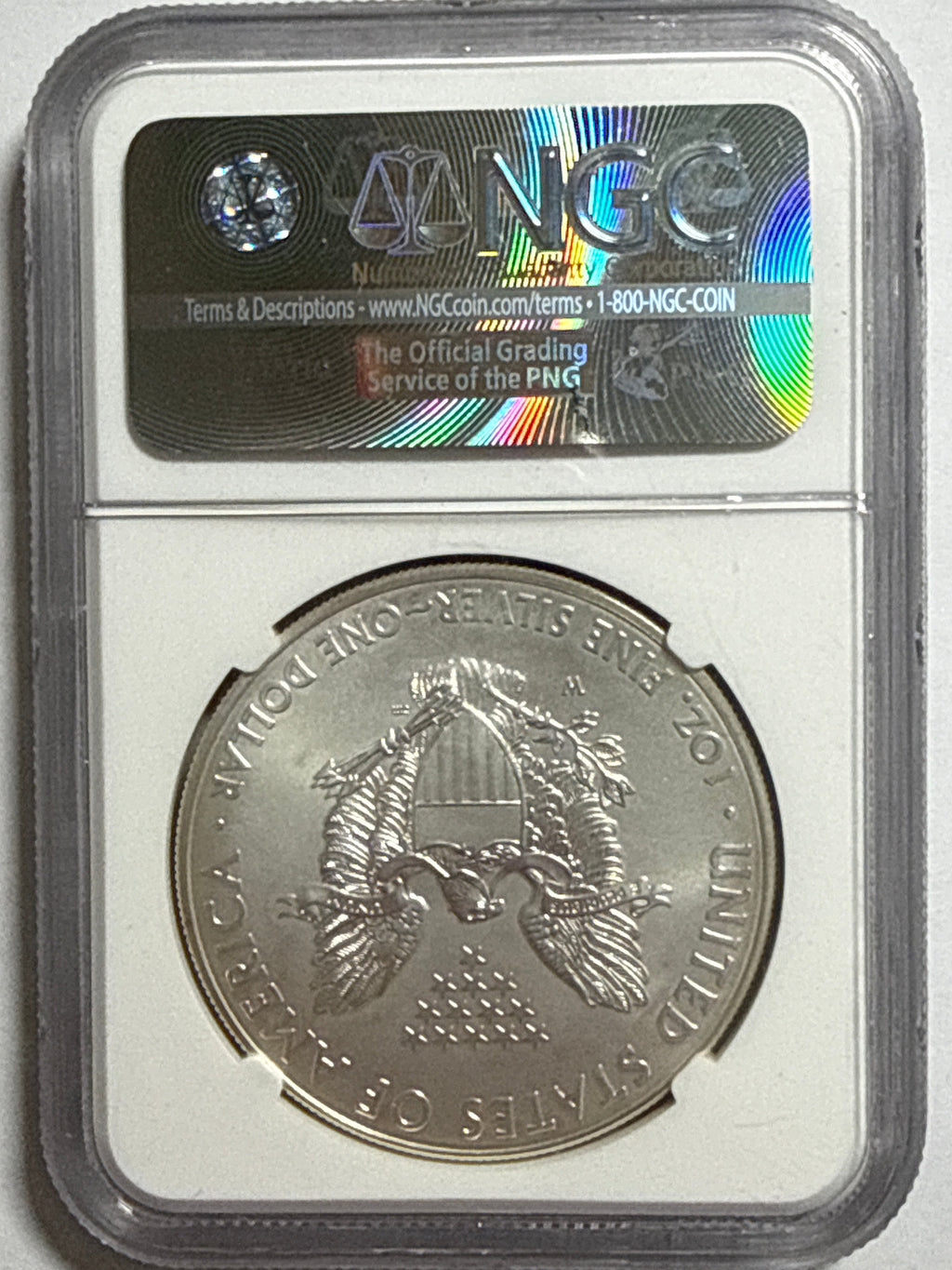 2015-W Burnished American Silver Eagle NGC MS70 First Release