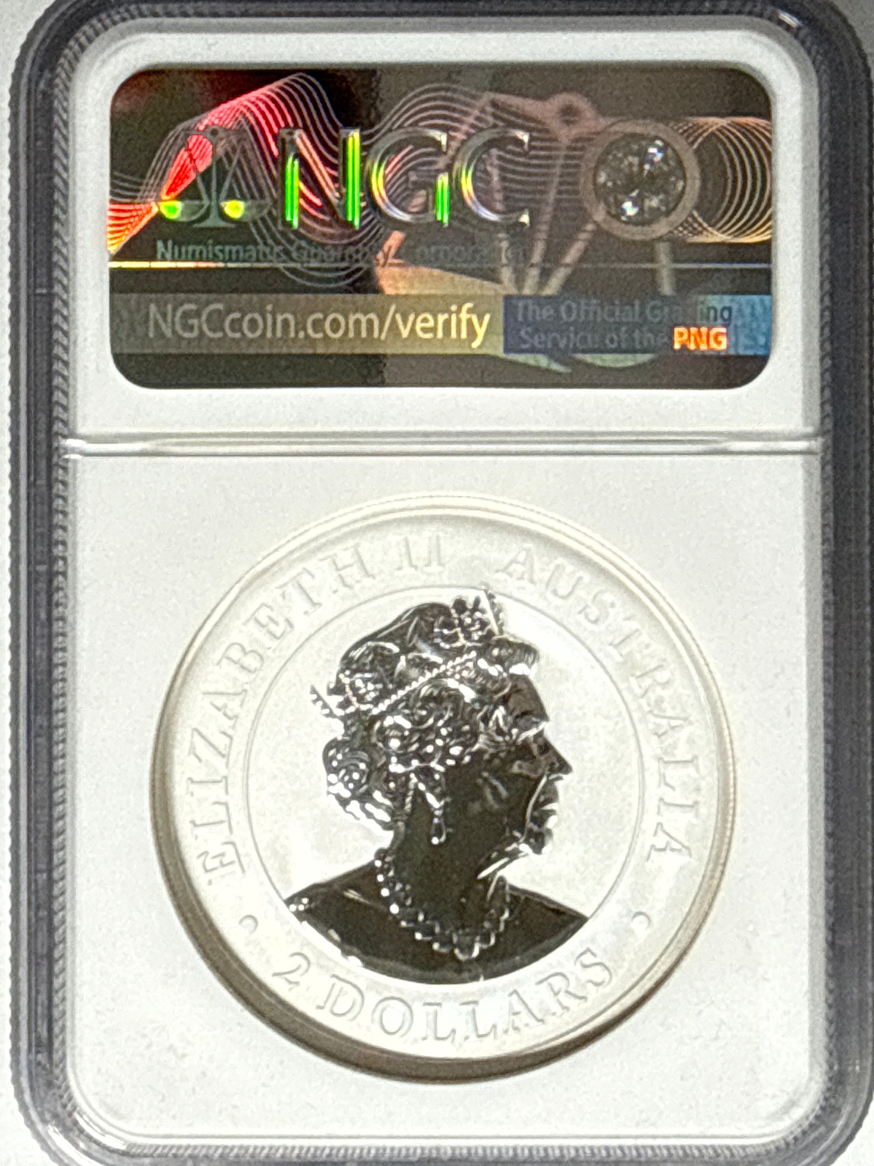 2021P Australia $2 .999 Silver Wedge-Tailed Eagle NGC  Ultra High Relief FDI REV PF70 Mercanti