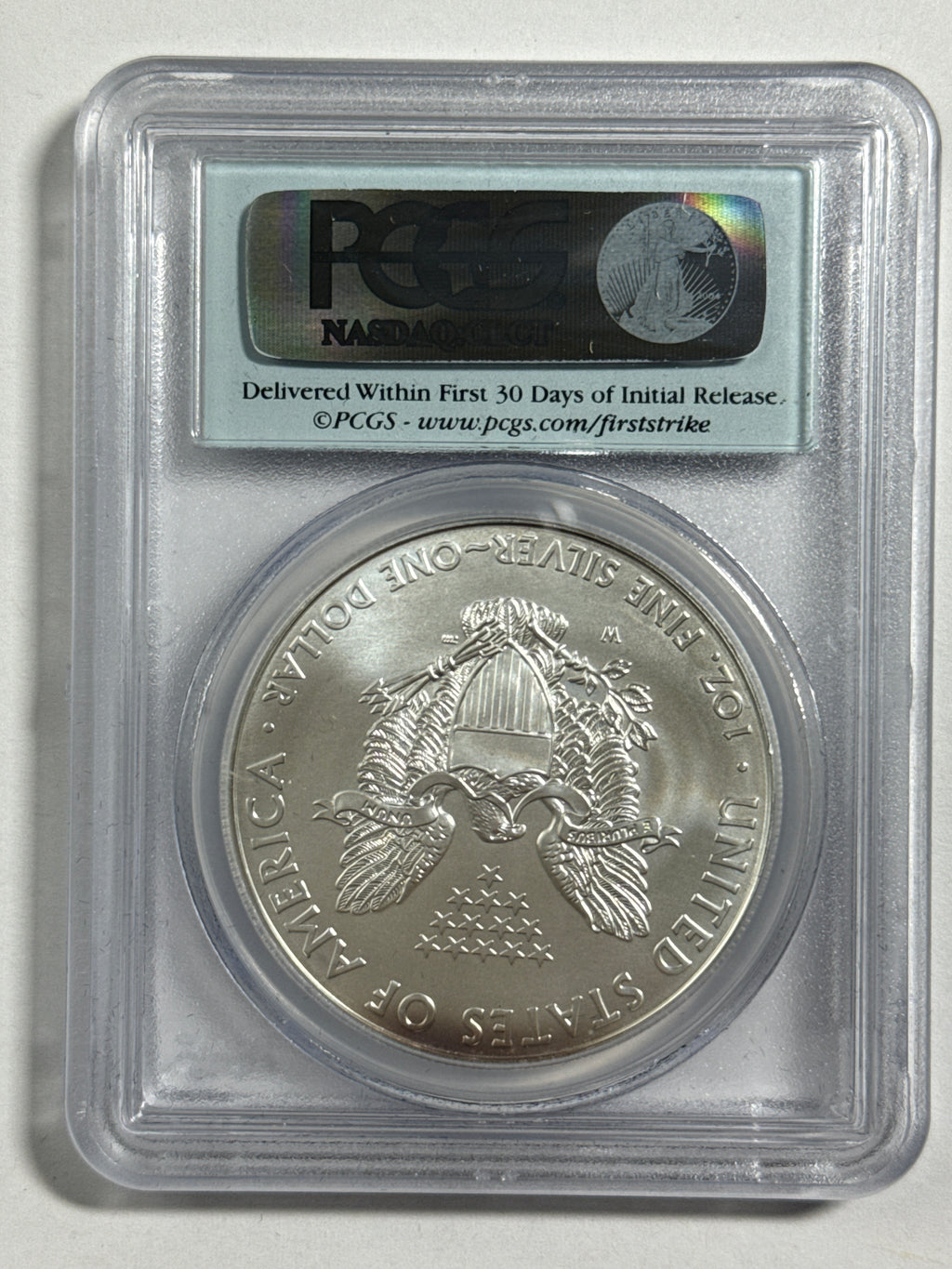 2011  Silver Eagle PCGS First Strike 5- piece set 25th Anniversary with Display Box