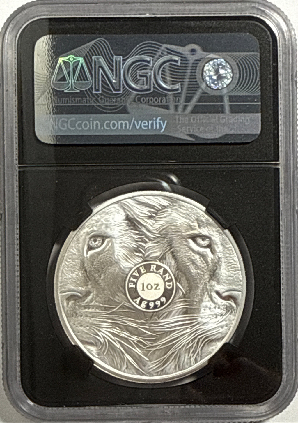 2019/2020/2021/ South Africa NGC FDI PF70 UCAM S5R Big 5 Elephant/Lion/Rhino/Spotted Leopard/Buffalo Tumi Tsehio signed