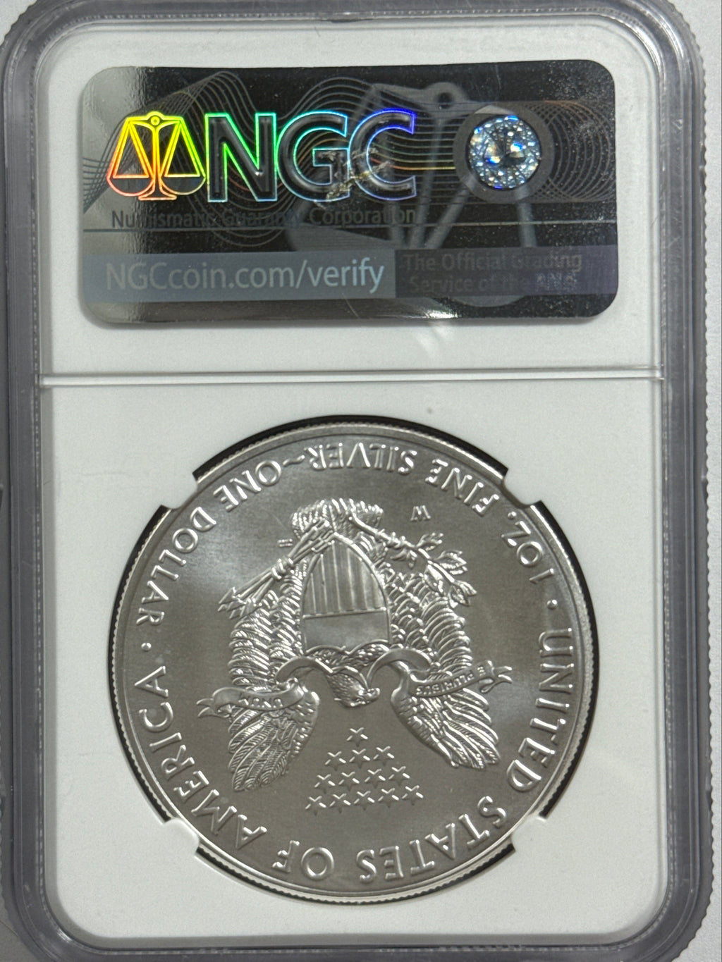 2018-W Burnished American Silver Eagle NGC MS70 First Release