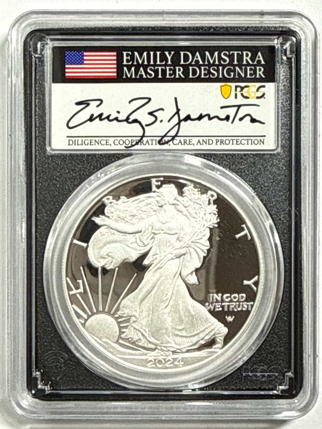 2024-S American Silver Eagle 5 Coin Set NGC FDOI PF70 UCAM/PR70 DCAM Gaudioso/Mercanti/Ryder/Frost/Damstra