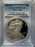 2007-W American Silver Eagle PCGS PR70 DCAM