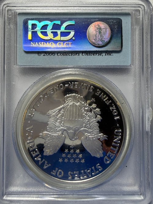 2006-W American Silver Eagle PCGS FS PR70 DCAM 20th Anniversary
