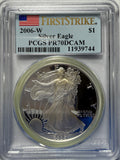 2006-W American Silver Eagle PCGS PR70 DCAM