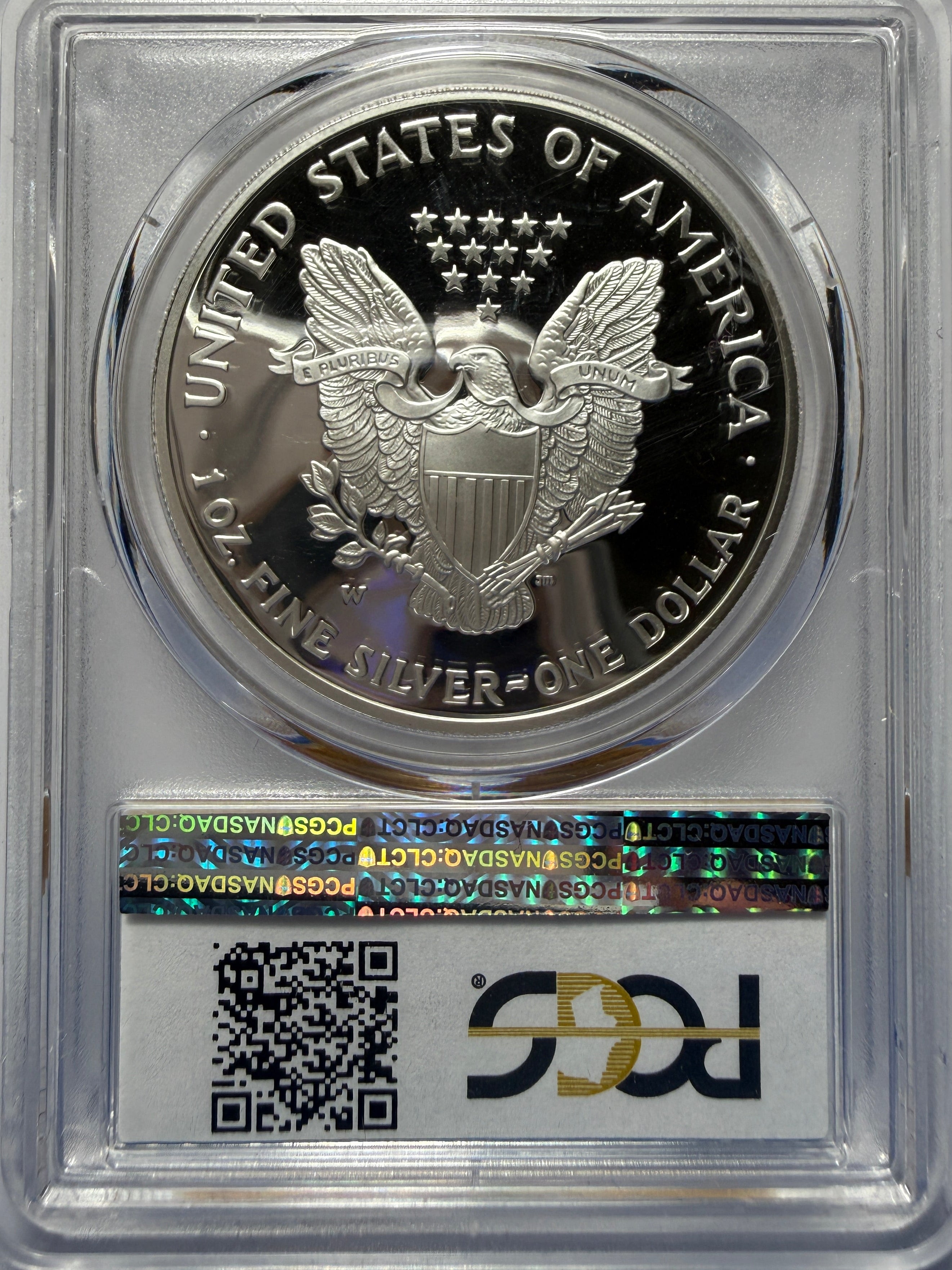 2004-W American Silver Eagle PCGS PR70 DCAM