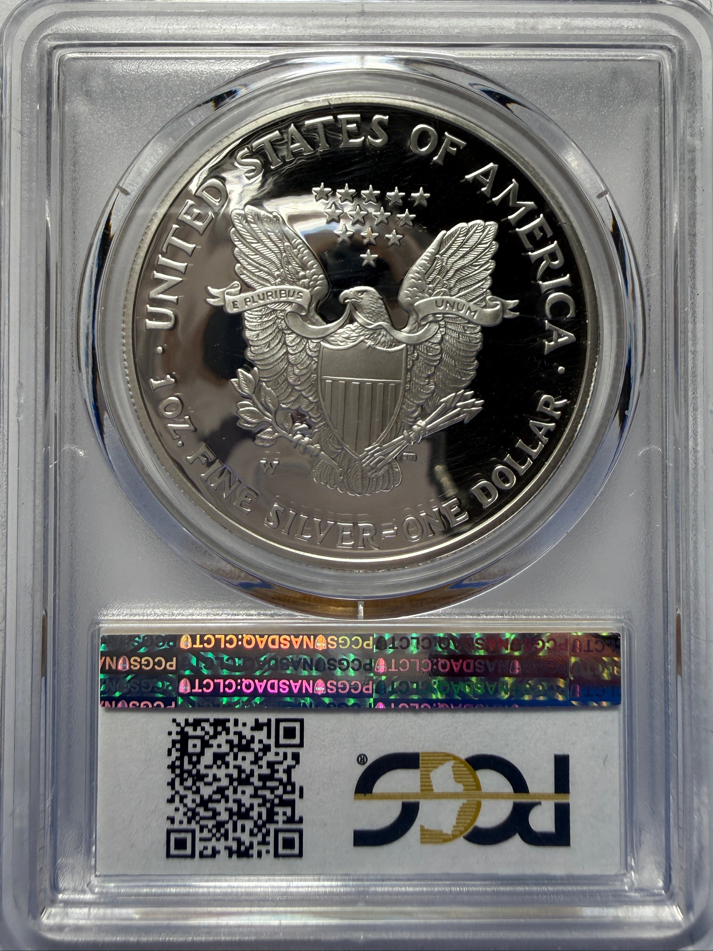 2003-W American Silver Eagle PCGS PR70 DCAM