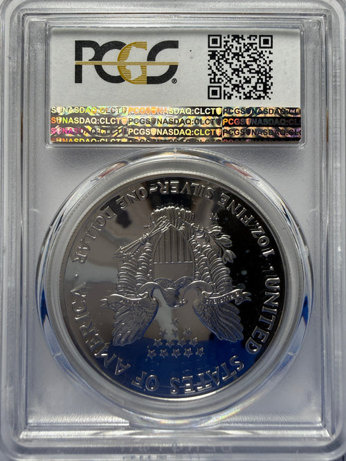 2002-W American Silver Eagle PCGS PR70 DCAM