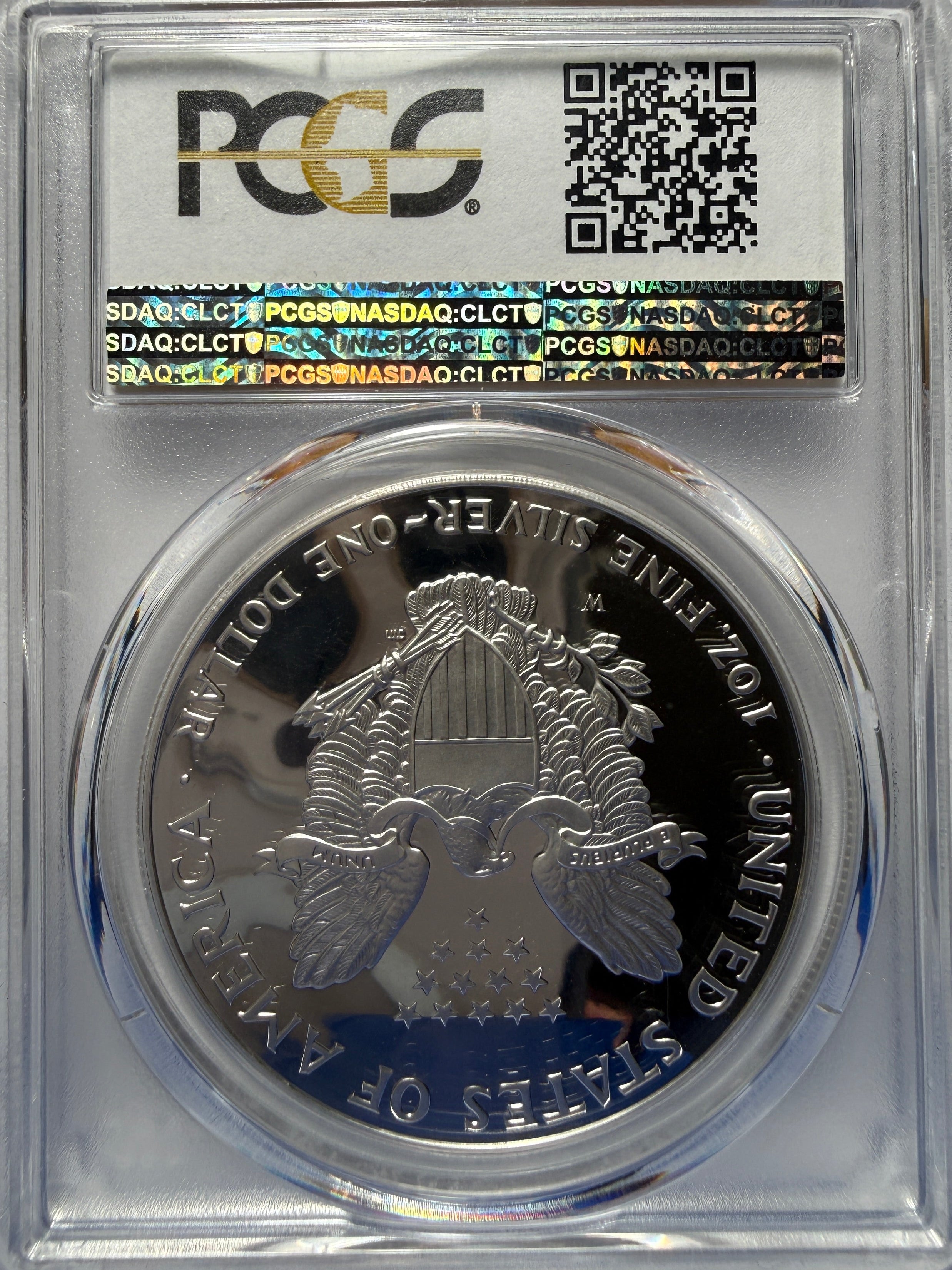2001-W American Silver Eagle PCGS PR70 DCAM