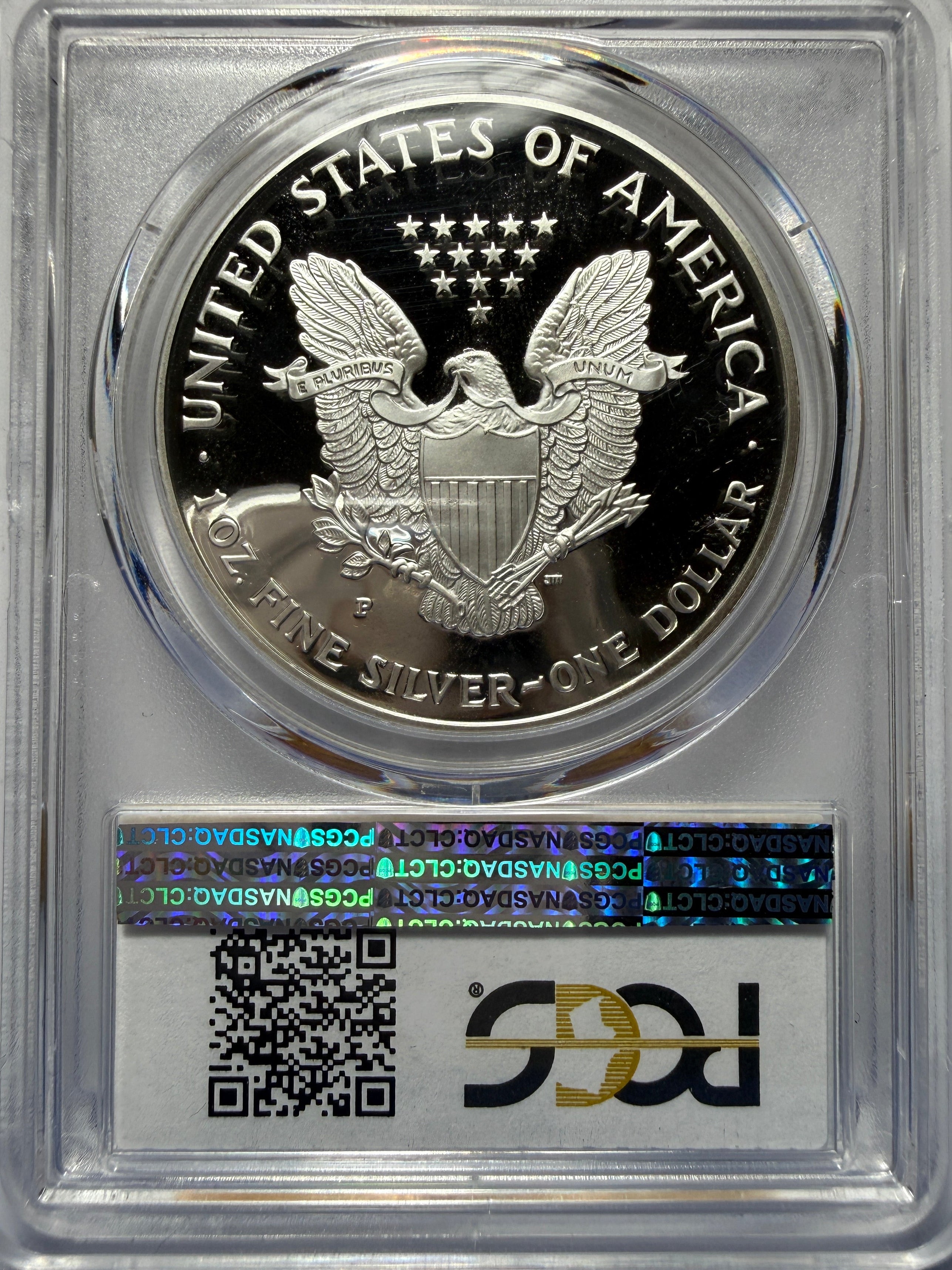 2000-P American Silver Eagle PCGS PR70 DCAM