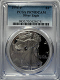 1998-P American Silver Eagle PCGS PR70 DCAM